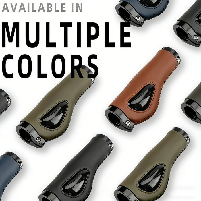 Bike Handle Grips Ergonomics Design Soft Gel Dual Lock