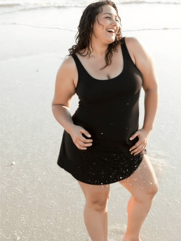 Women's Swim Romper Built-in Bra