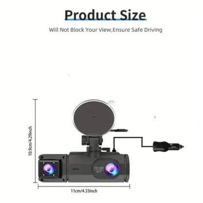 Full View Car Dashcam System(The product does not include a memory card.)
