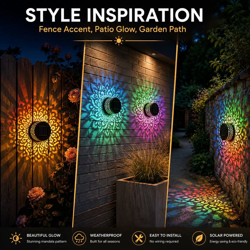 2026 New Solar Mandala Lights