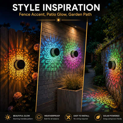 2026 New Solar Mandala Lights