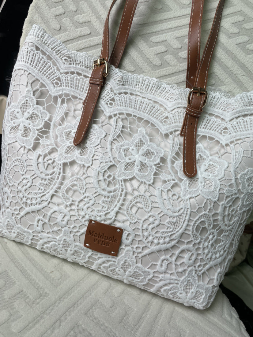 Vintage Lace Shoulder Bag – Elegant Crossbody Purse for Every Occasion