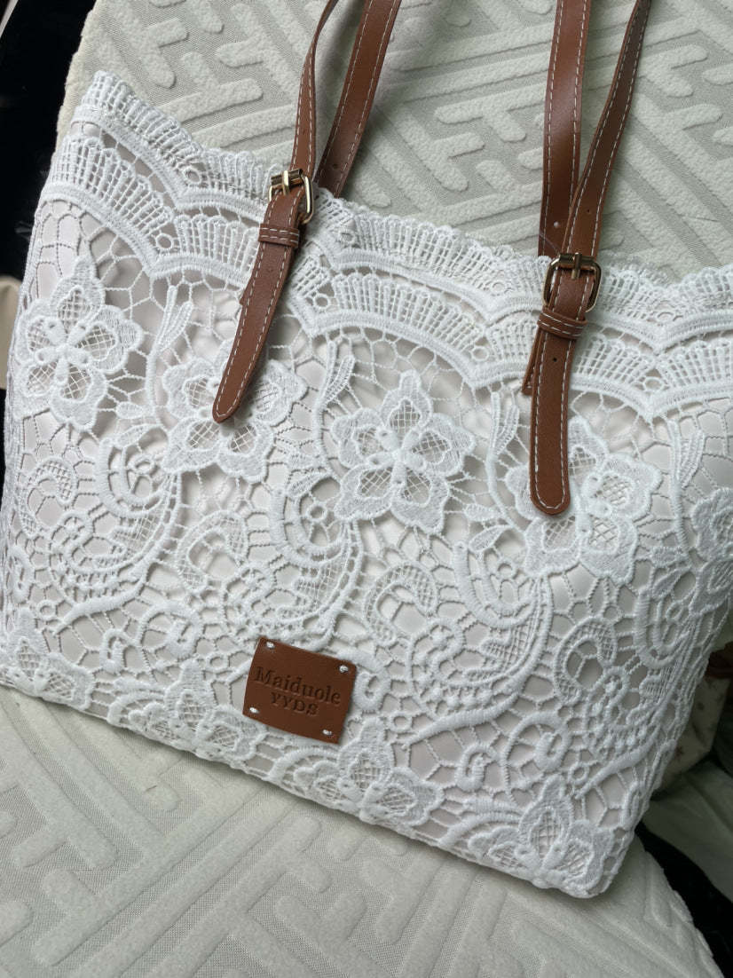 Vintage Lace Shoulder Bag – Elegant Crossbody Purse for Every Occasion