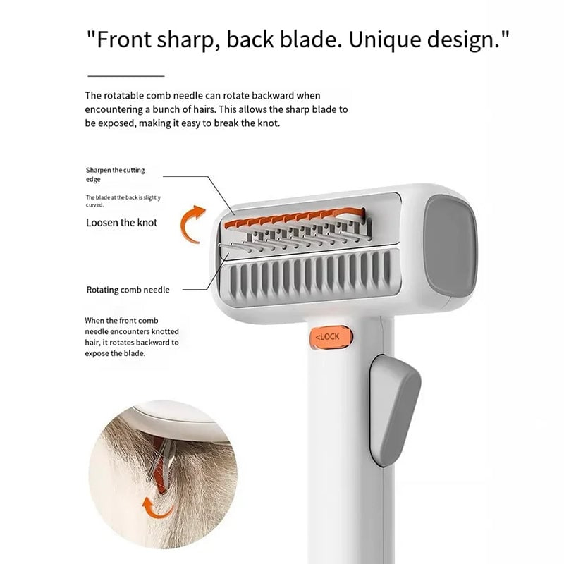 2-in-1 Grooming & Detangling Comb
