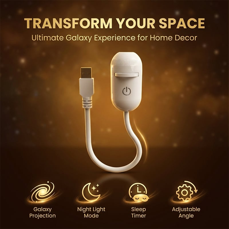 2-in-1 HD Galaxy Projector