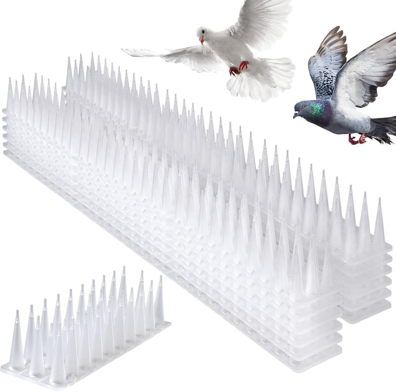 20/30/40 Pack Bird Guard Spikes for Squirrel Cat Raccoon and Other Small Animals