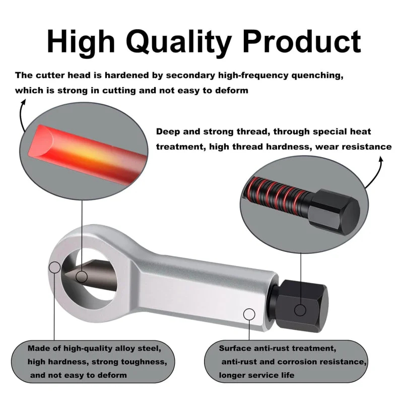 Heavy Duty Nut Removal Tool