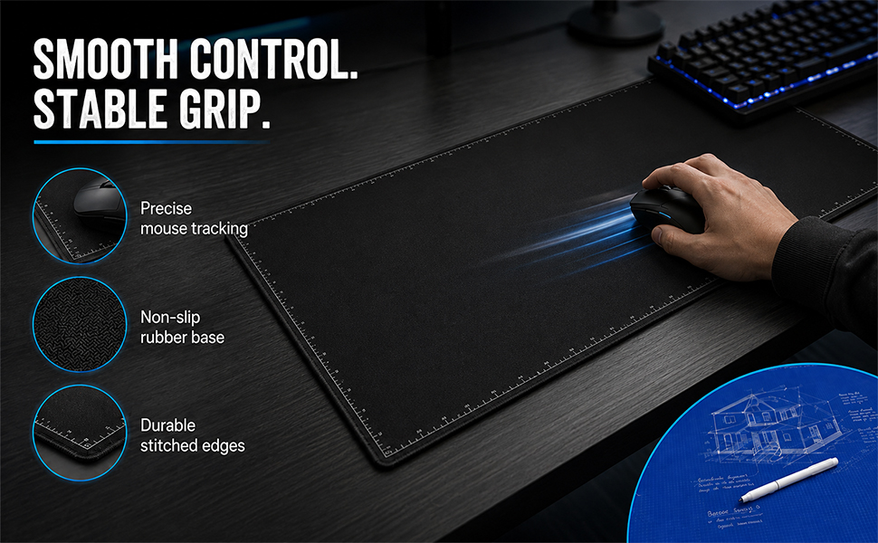 The Blueprint Deskmat Includes The Blueprint Marker
