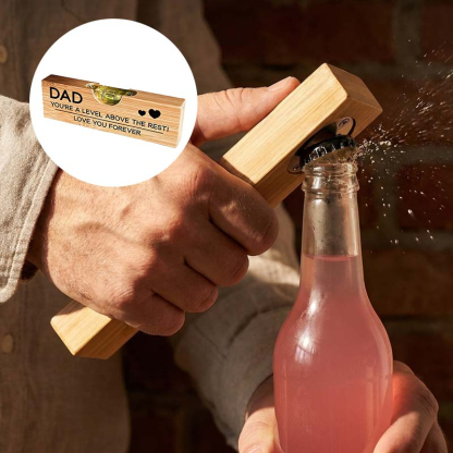 Bamboo And Wooden Level Bottle Opener