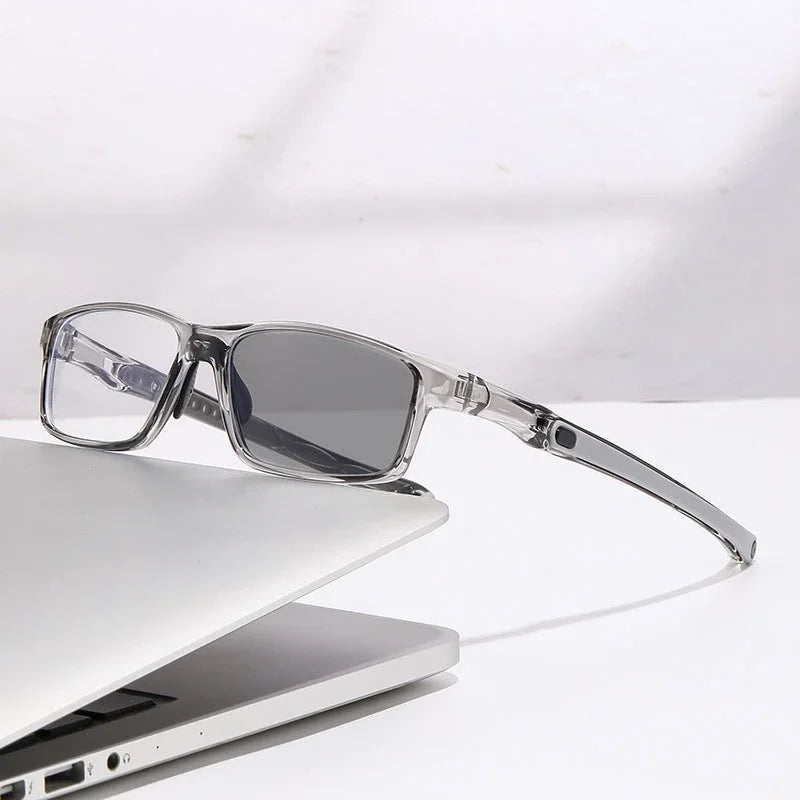 TR90 Multifocal Photochromic Reading Glasses Featuring Blue Light Blocking Technology