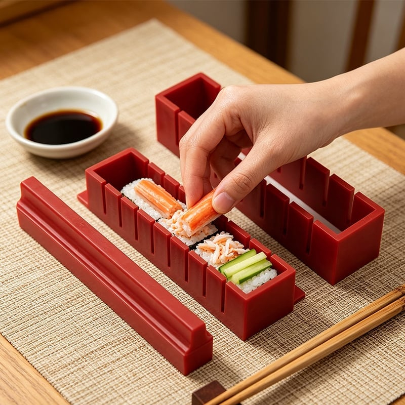 Square Sushi Rice Mold Maker Set