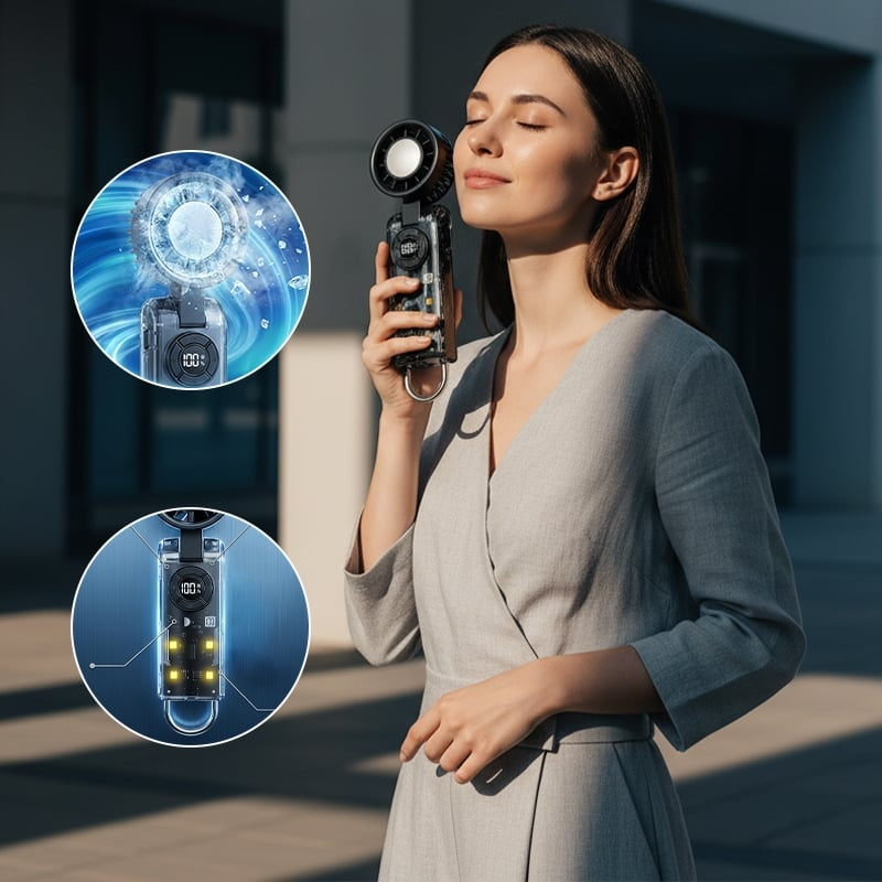 Cyber Mecha Transparent Cooling Fan