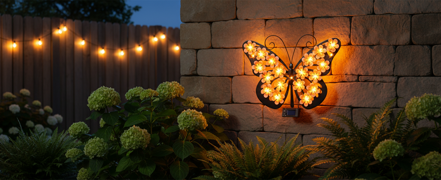 solar garden lights decoration
