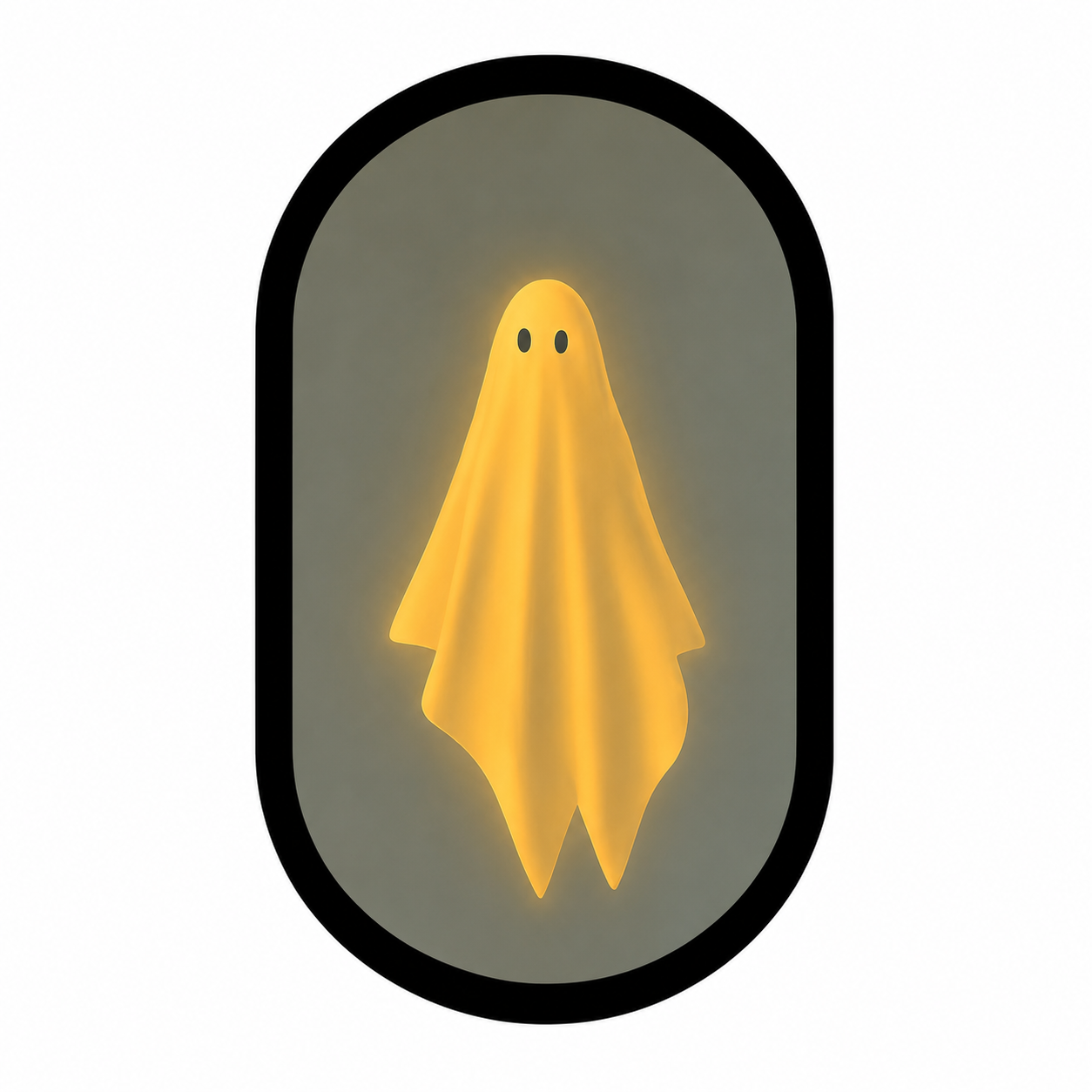 Halloween Magical Illusion Ghost Mirror with LED Backlit Ambient Night Light
