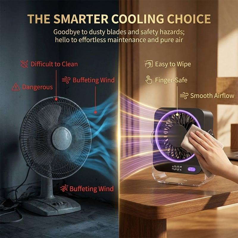 Semiconductor Desktop Cooling Fan