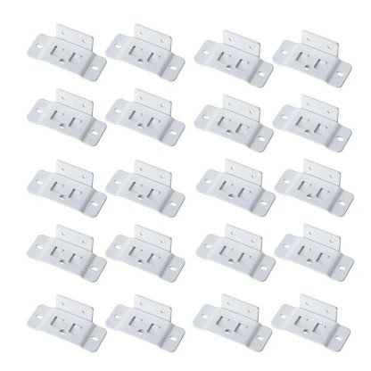 8-Pack Heavy-Duty Stainless Steel Corner Brackets – Quick Fitting L Shape Furniture Joint Braces with Screws
