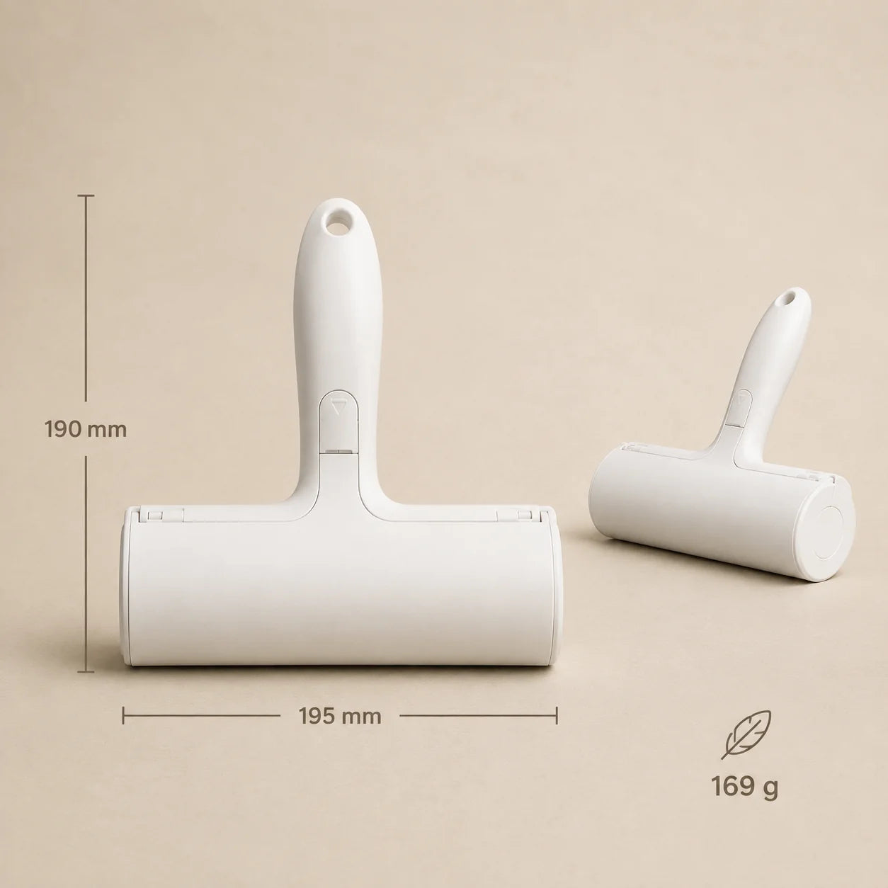 Compact CleanRoll pet hair remover