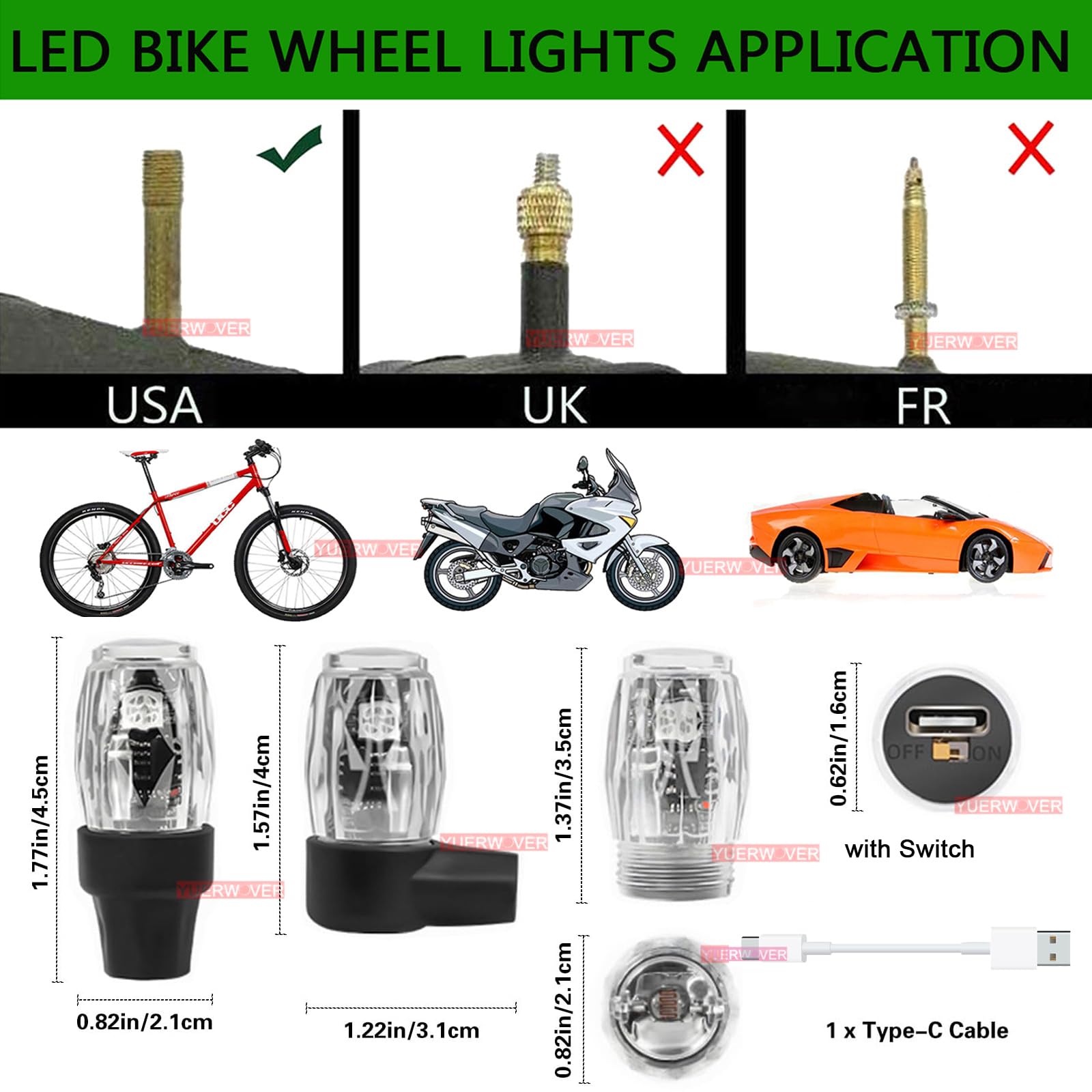 4pcs Led Wheel Lights – Make Your Car Impossible To Ignore At Night