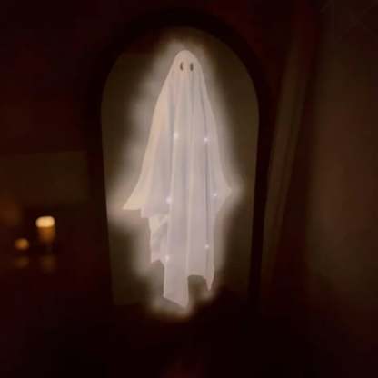 Halloween Magical Illusion Ghost Mirror with LED Backlit Ambient Night Light