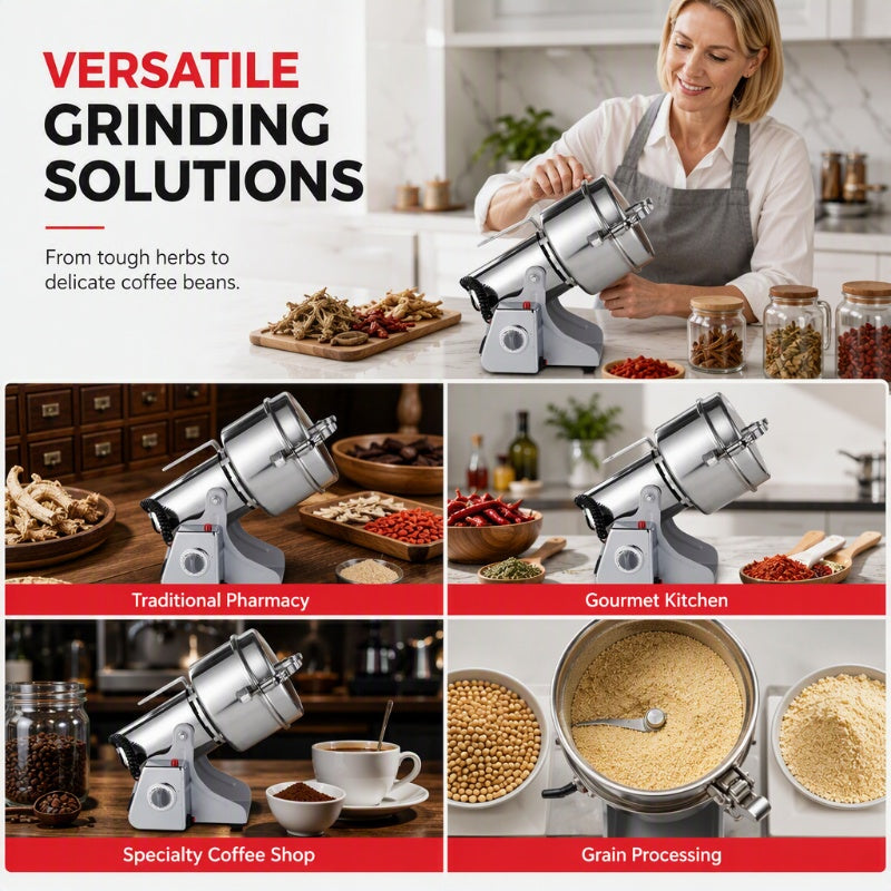 Ultra‑Fine Electric Grinder – Powerful, Practical, Easy‑Clean