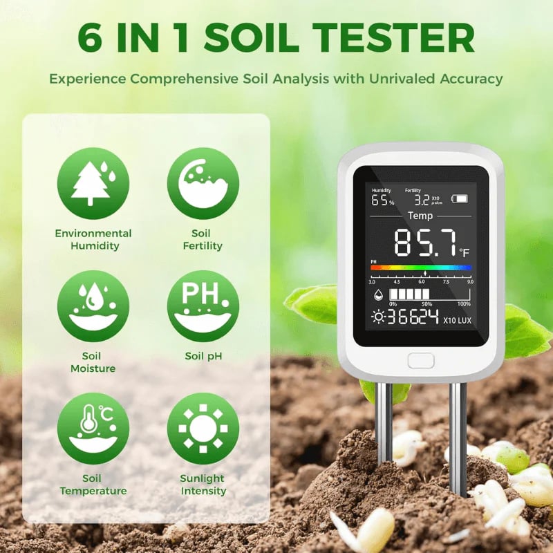 itoolmax 6 in 1 soil moisture meter with ph itoolmax 6 in 1 soil moisture meter with ph