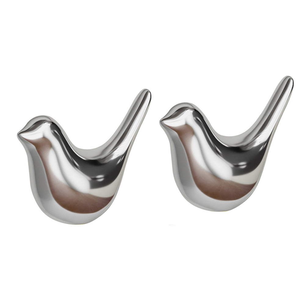 2 Pcs Ceramic Bird Toilet Floor Bolt Caps