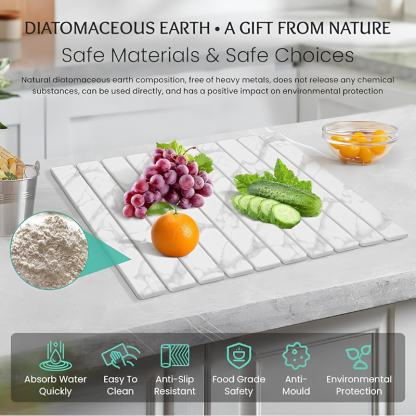 Diatomaceous Earth Dish Drying Mat