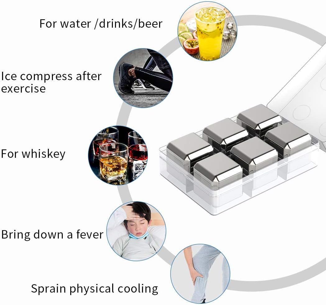 8-Piece Whiskey Chilling Stones Luxury Set