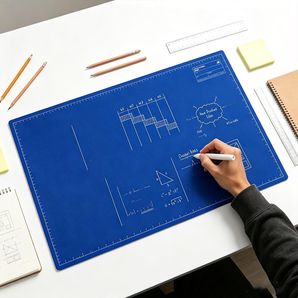 Turn Your Desk into a Reusable Creative Workspace — Write, Sketch & Plan Without Wasting Paper