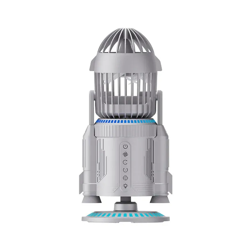 Rocket-Shaped Desk Fan