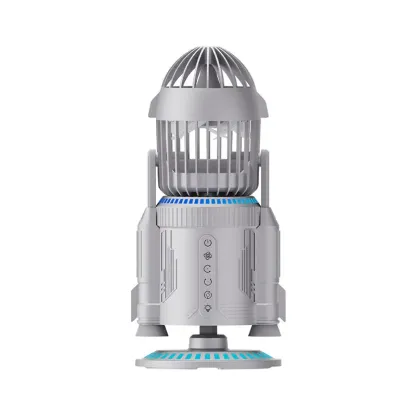 Rocket-Shaped Desk Fan