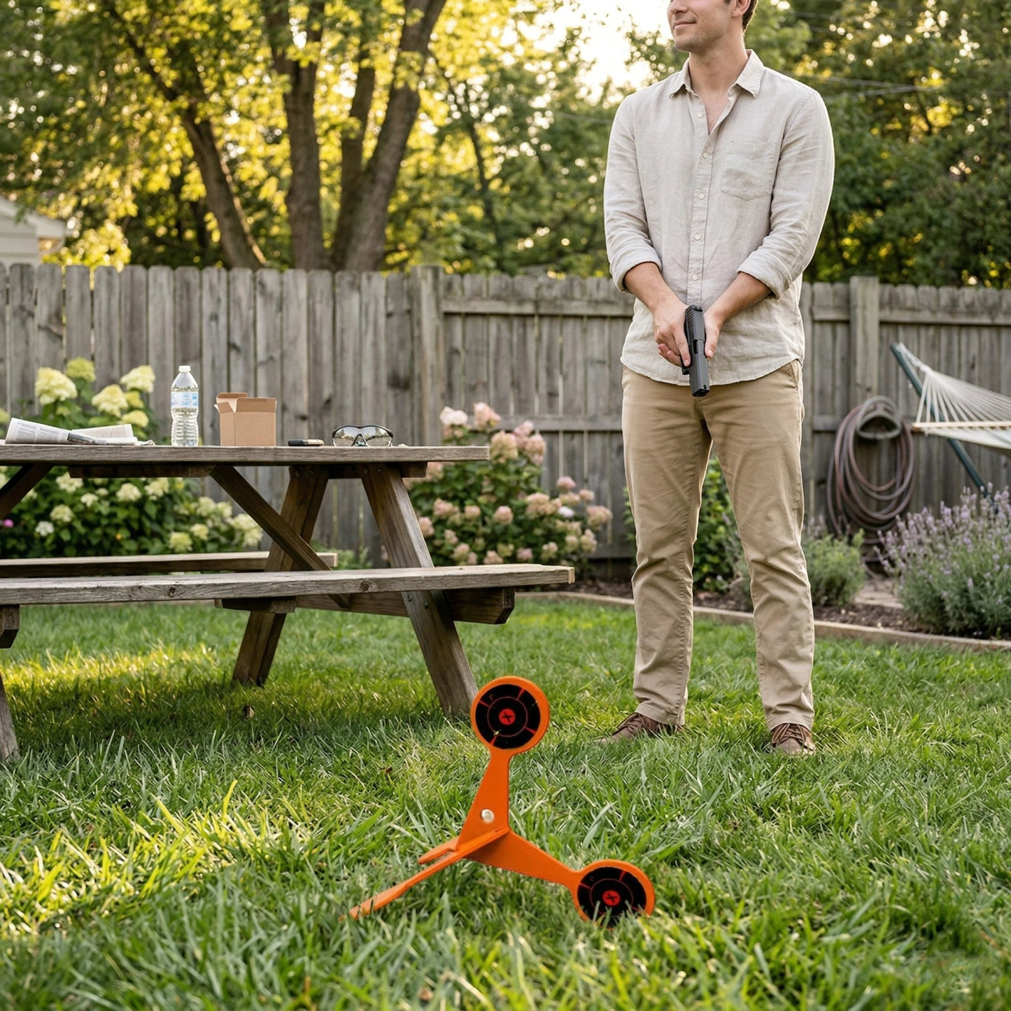 Spinning Shooting Target (Thickened Flip Roller)
