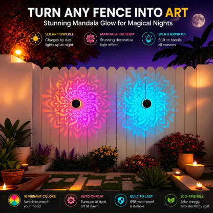 2026 New Solar Mandala Lights