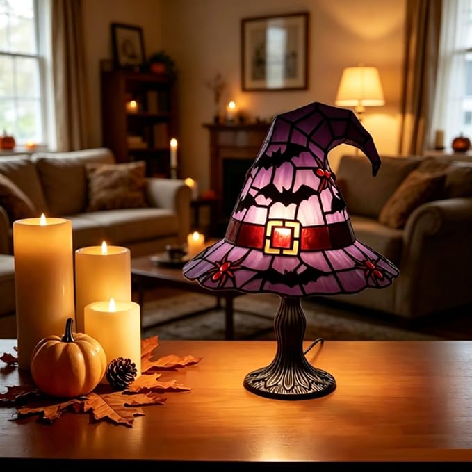 The Witch’s Hat Halloween Lamp – Light Up Your Haunted Home