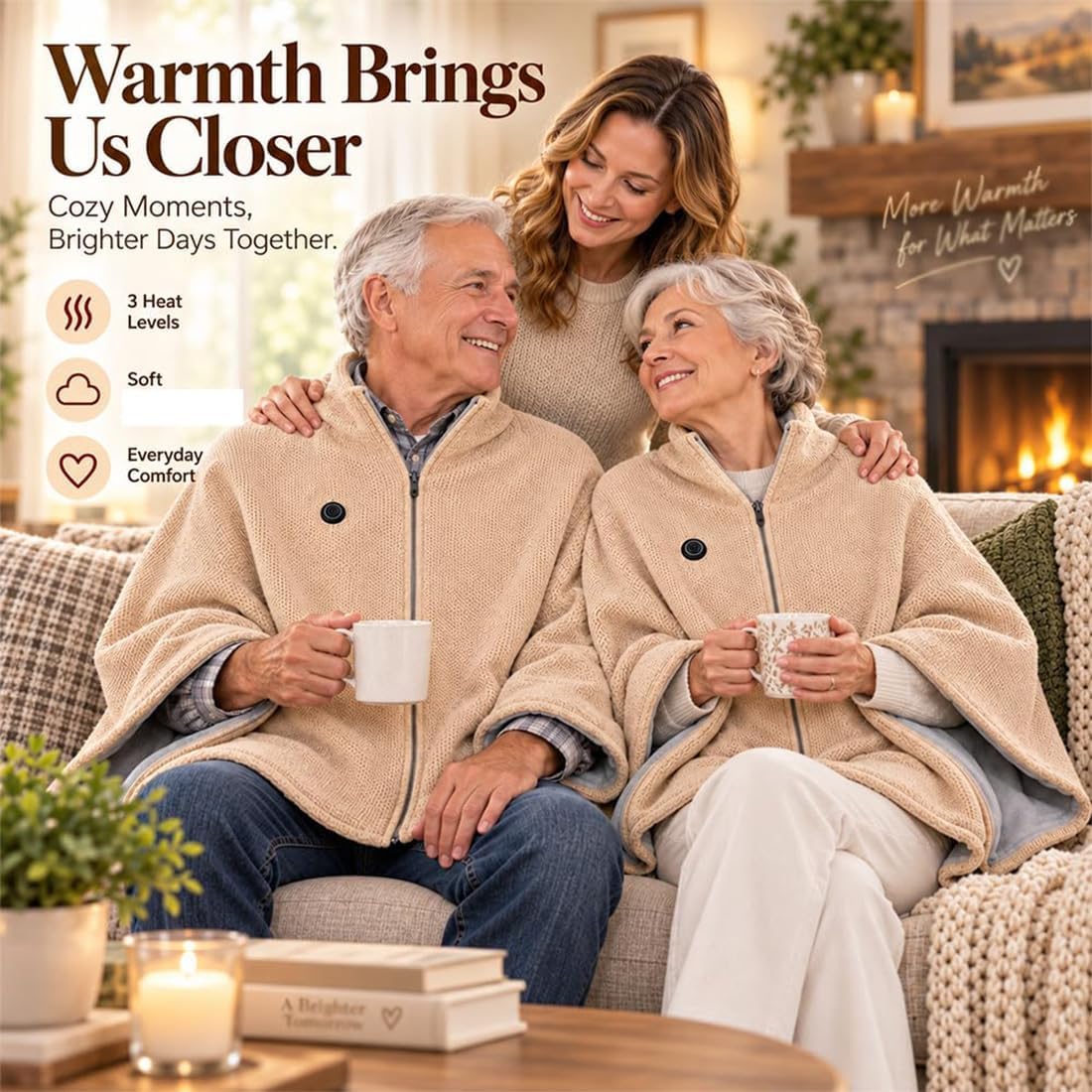 Heated Wearable Blanket – Stay Warm at Your Desk Without Bulky Layers