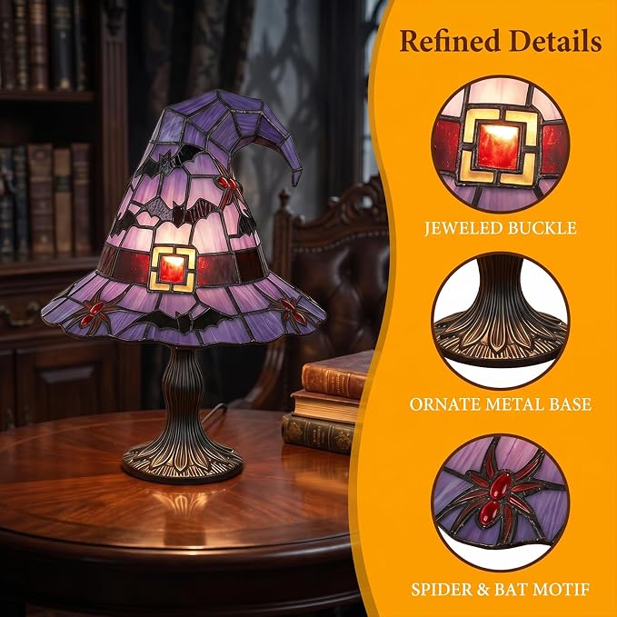 The Witch’s Hat Halloween Lamp – Light Up Your Haunted Home