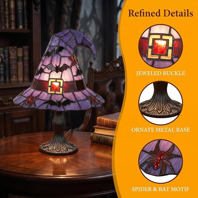 The Witch’s Hat Halloween Lamp – Light Up Your Haunted Home