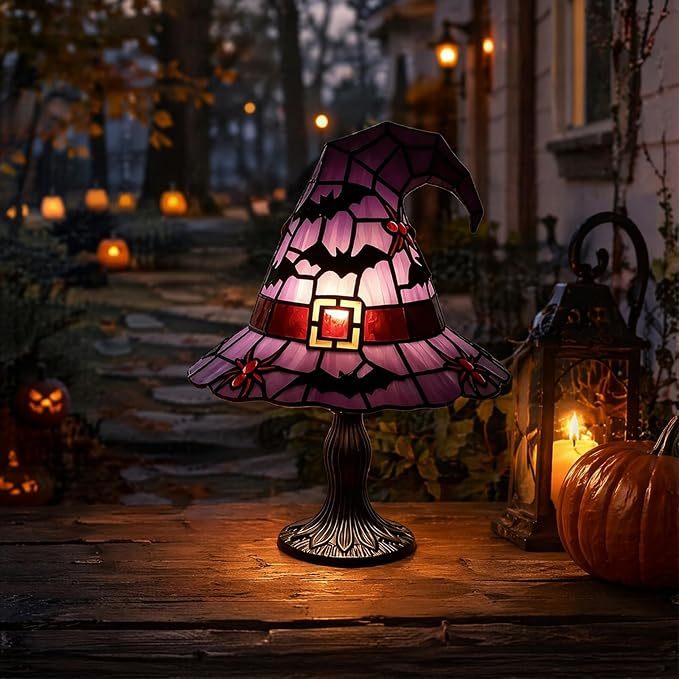 The Witch’s Hat Halloween Lamp – Light Up Your Haunted Home
