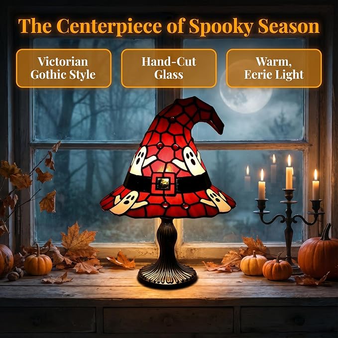 The Witch’s Hat Halloween Lamp – Light Up Your Haunted Home