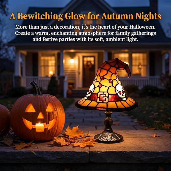 The Witch’s Hat Halloween Lamp – Light Up Your Haunted Home