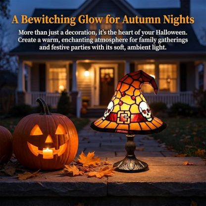 The Witch’s Hat Halloween Lamp – Light Up Your Haunted Home