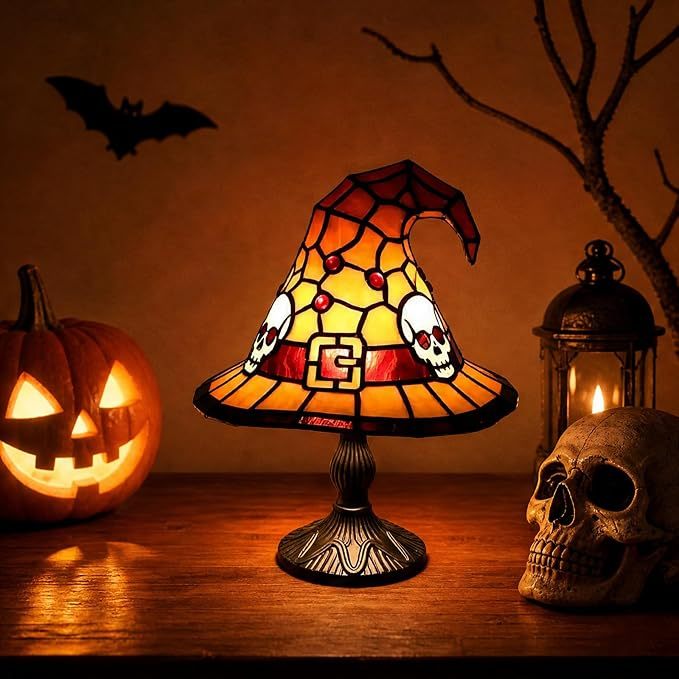 The Witch’s Hat Halloween Lamp – Light Up Your Haunted Home