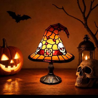 The Witch’s Hat Halloween Lamp – Light Up Your Haunted Home