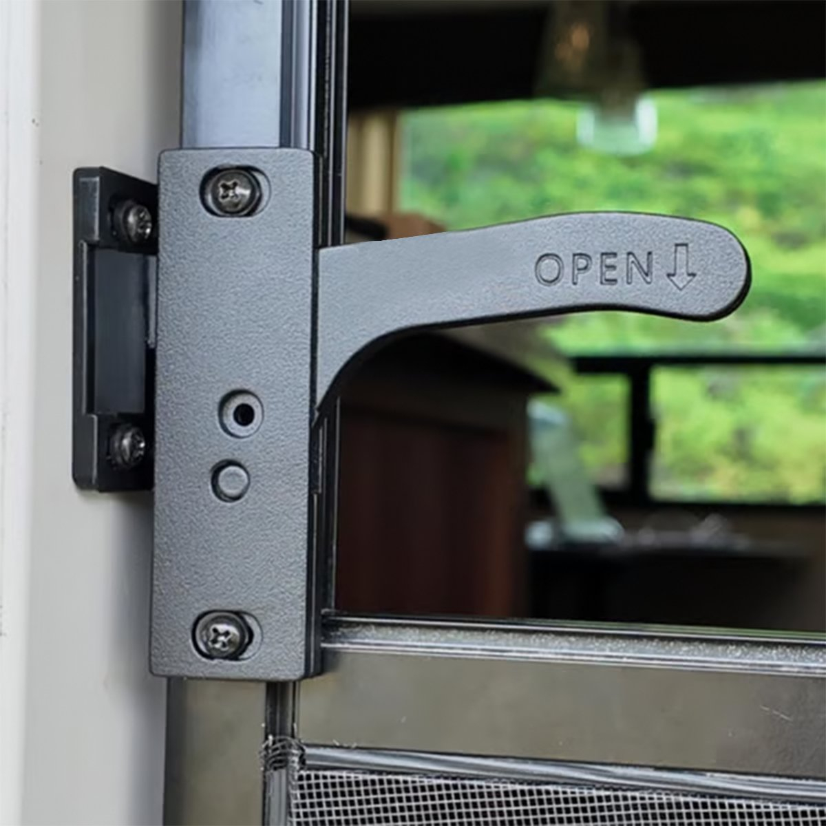 Aluminum RV Screen Door Latch Kit – Heavy Duty for Campers