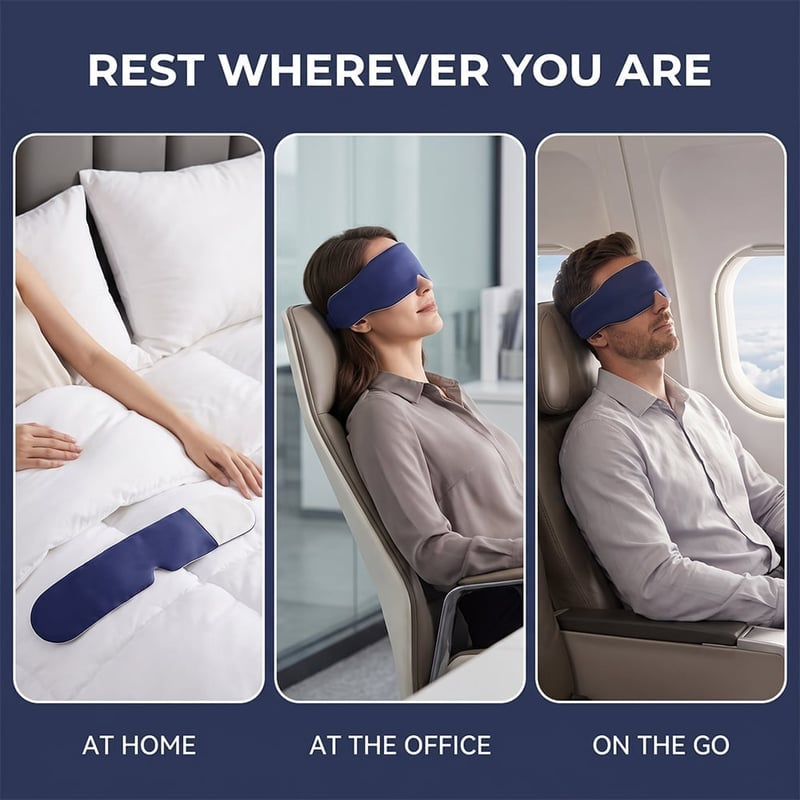 Weighted Micro-Pressure Deep Sleep Eye Mask