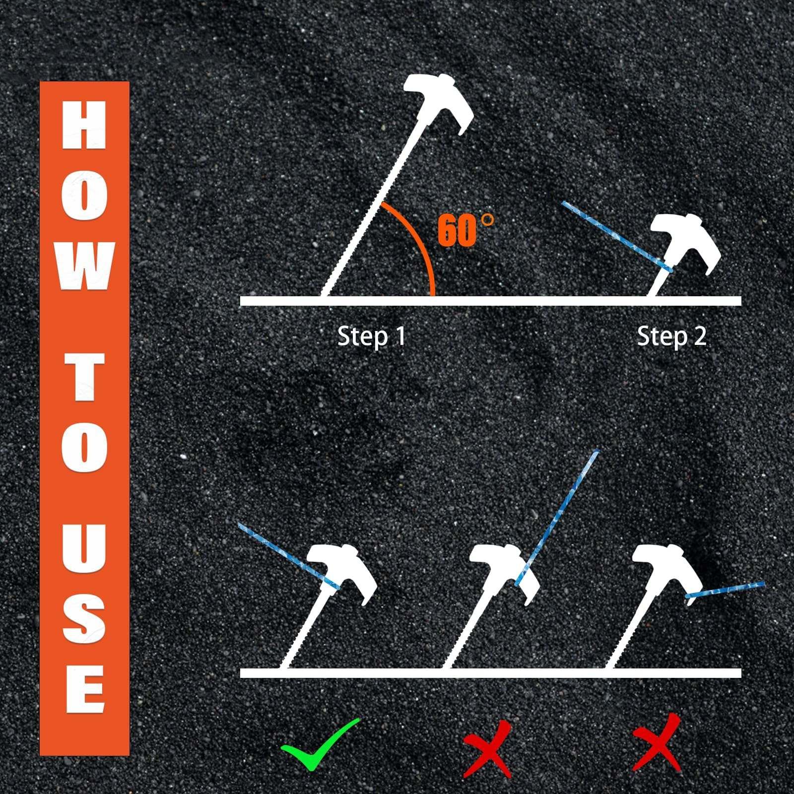 Drillable Tent Stakes Set – Secure Tents, Canopies & Outdoor Gear Faster 🔩
