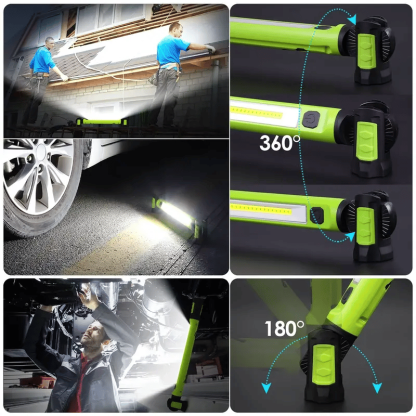 Multifunctional magnetic rechargeable work light