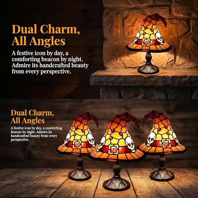 The Witch’s Hat Halloween Lamp – Light Up Your Haunted Home