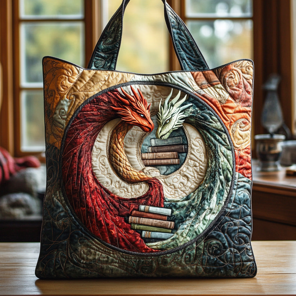 Firebound Books Quilted Tote Bag