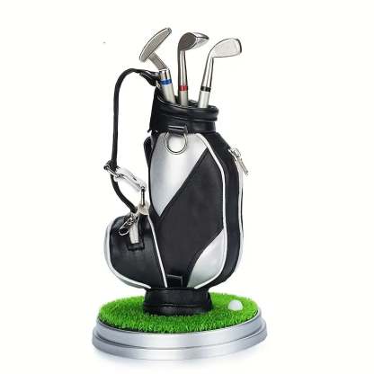 Golf Pen Holder + 3-Pen Set🏌️‍♂️Elevate Your Office Desk – A Hole-in-One for Style & Function